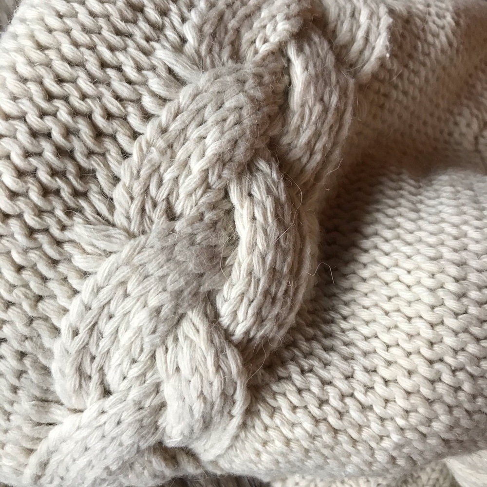 LAST💕 Ivory Chunky Knit Turtleneck Sweater - Picture 8 of 8